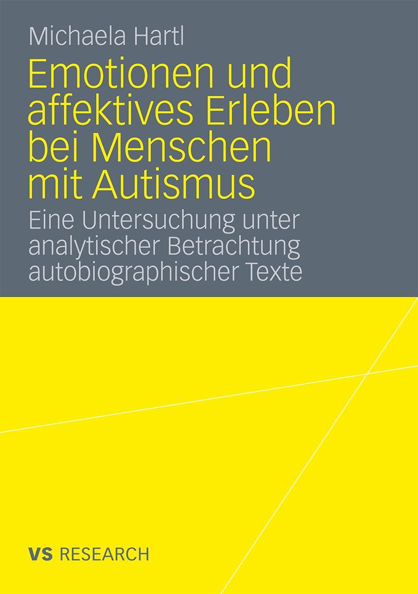 Vorderes Coverbild Emotionen und affektives Erleben bei Menschen mit Autismus