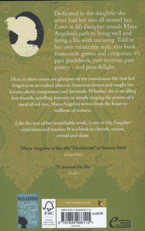 Rückseitencover Letter to My Daughter