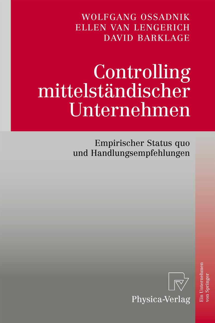 Vorderes Coverbild Controlling mittelständischer Unternehmen