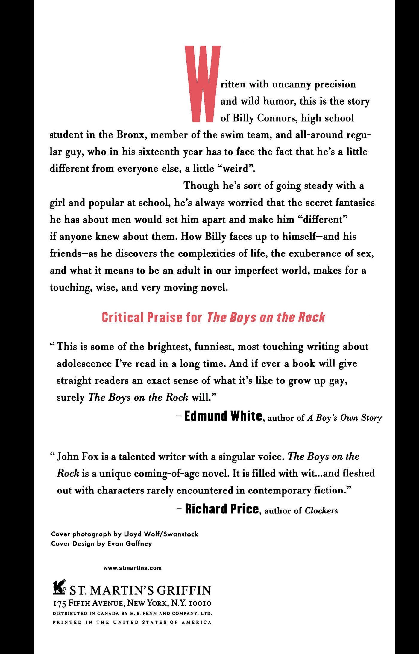 Rückseitencover The Boys on the Rock