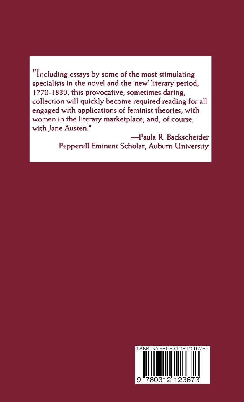 Rückseitencover Jane Austen and Discourses of Feminism