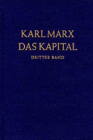 Vorderes Coverbild Das Kapital 3. Kritik der politischen Ökonomie