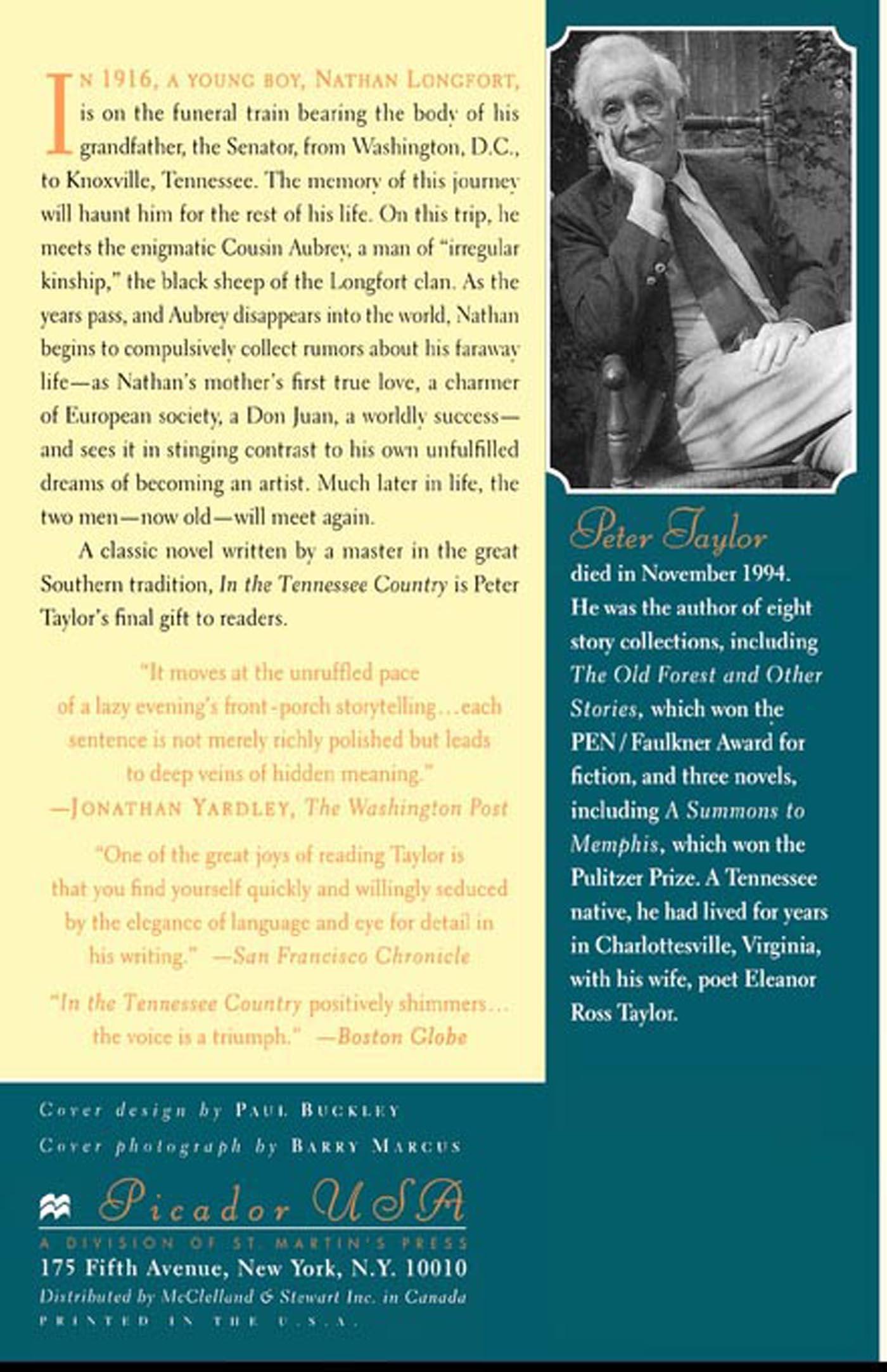 Rückseitencover In the Tennessee Country