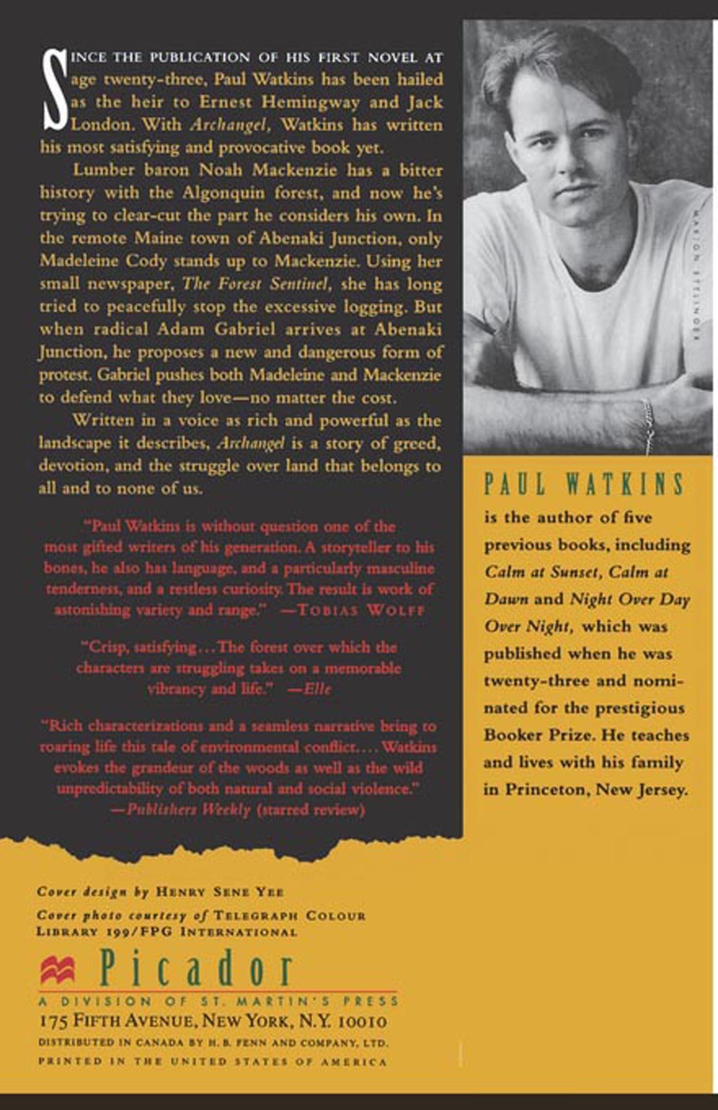 Rückseitencover Archangel