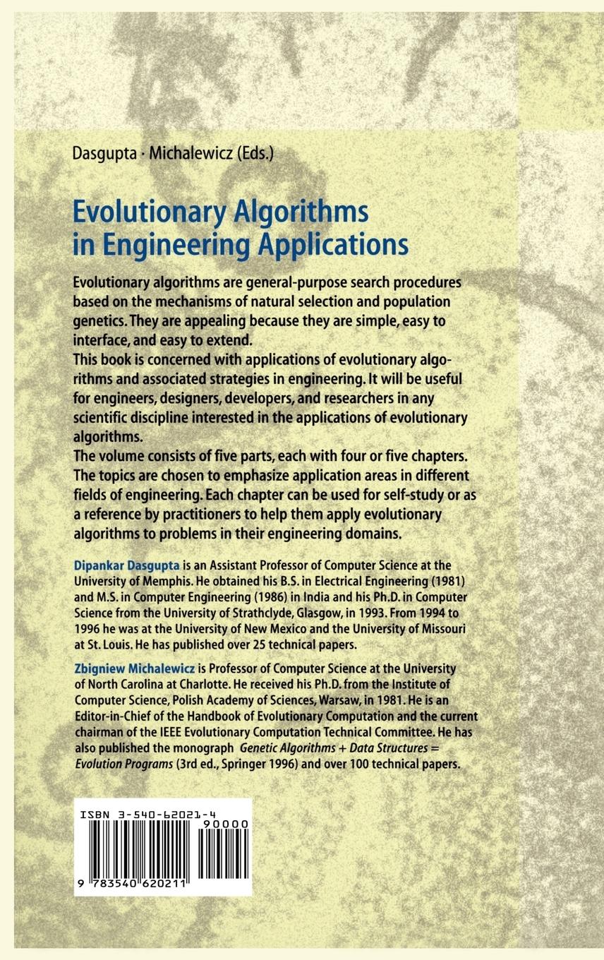 Rückseitencover Evolutionary Algorithms in Engineering Applications