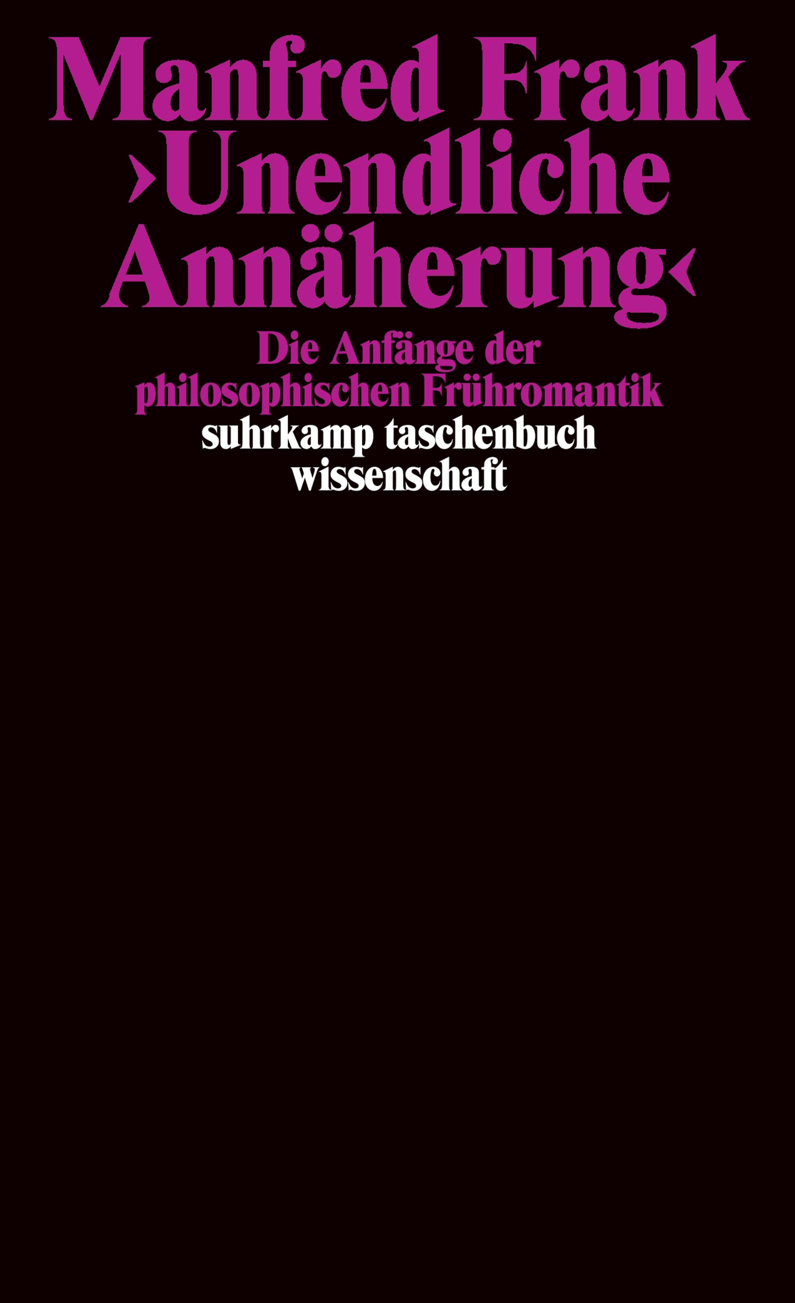 Vorderes Coverbild ' Unendliche Annäherung'