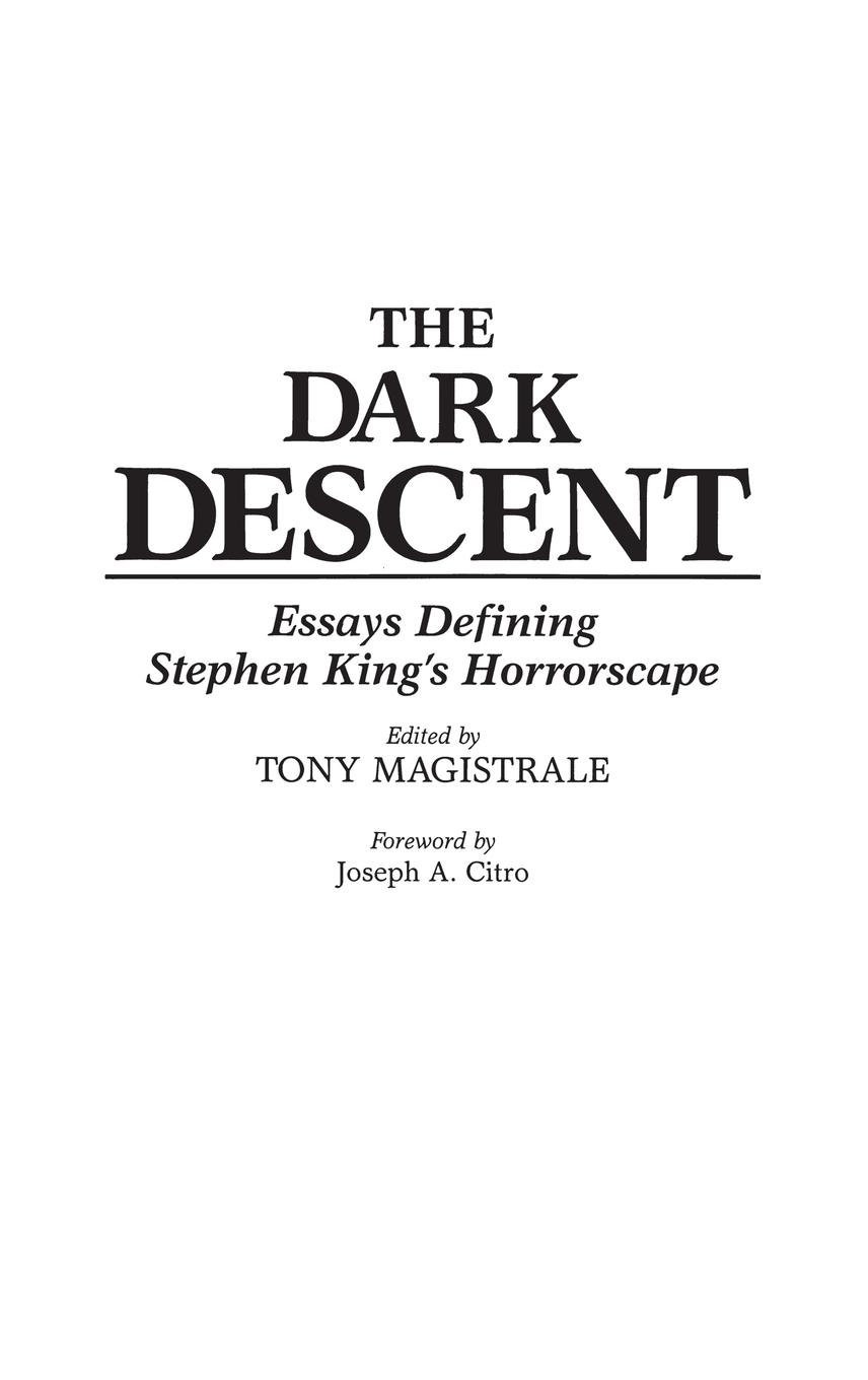 Vorderes Coverbild The Dark Descent