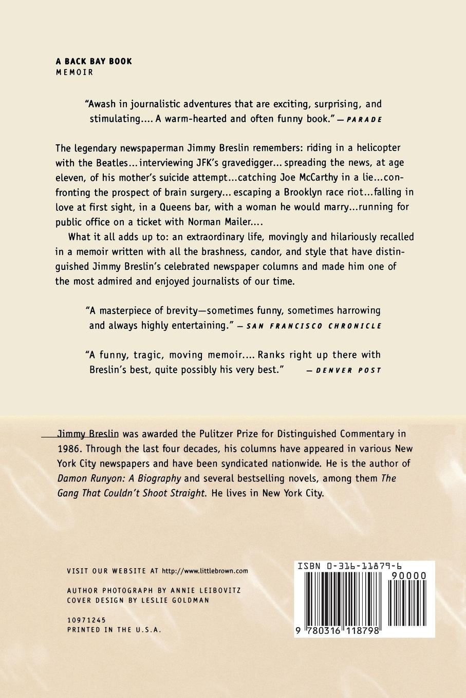 Rückseitencover I Want to Thank My Brain for Remembering Me