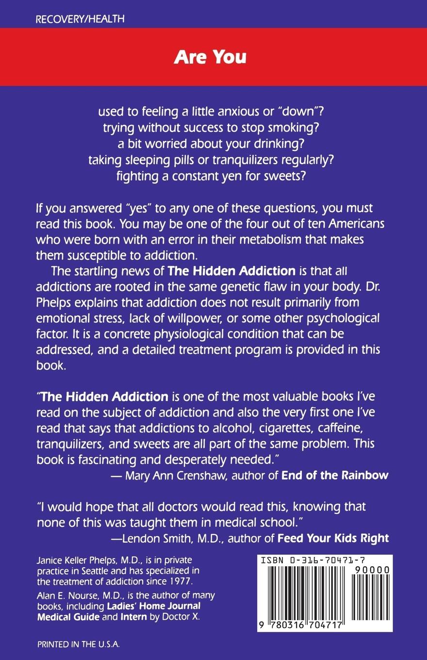 Rückseitencover Hidden Addiction and How to Get Free