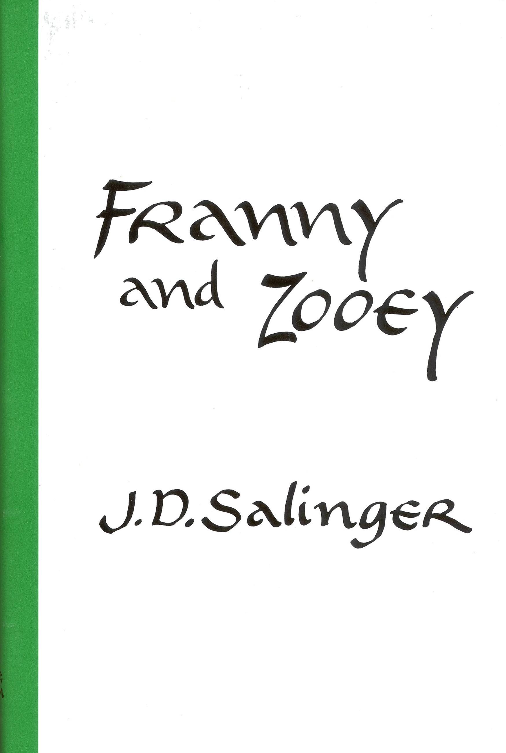 Vorderes Coverbild Franny and Zooey