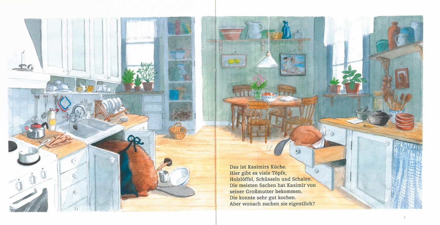 Beispielinhalt (Bild) Kasimir backt