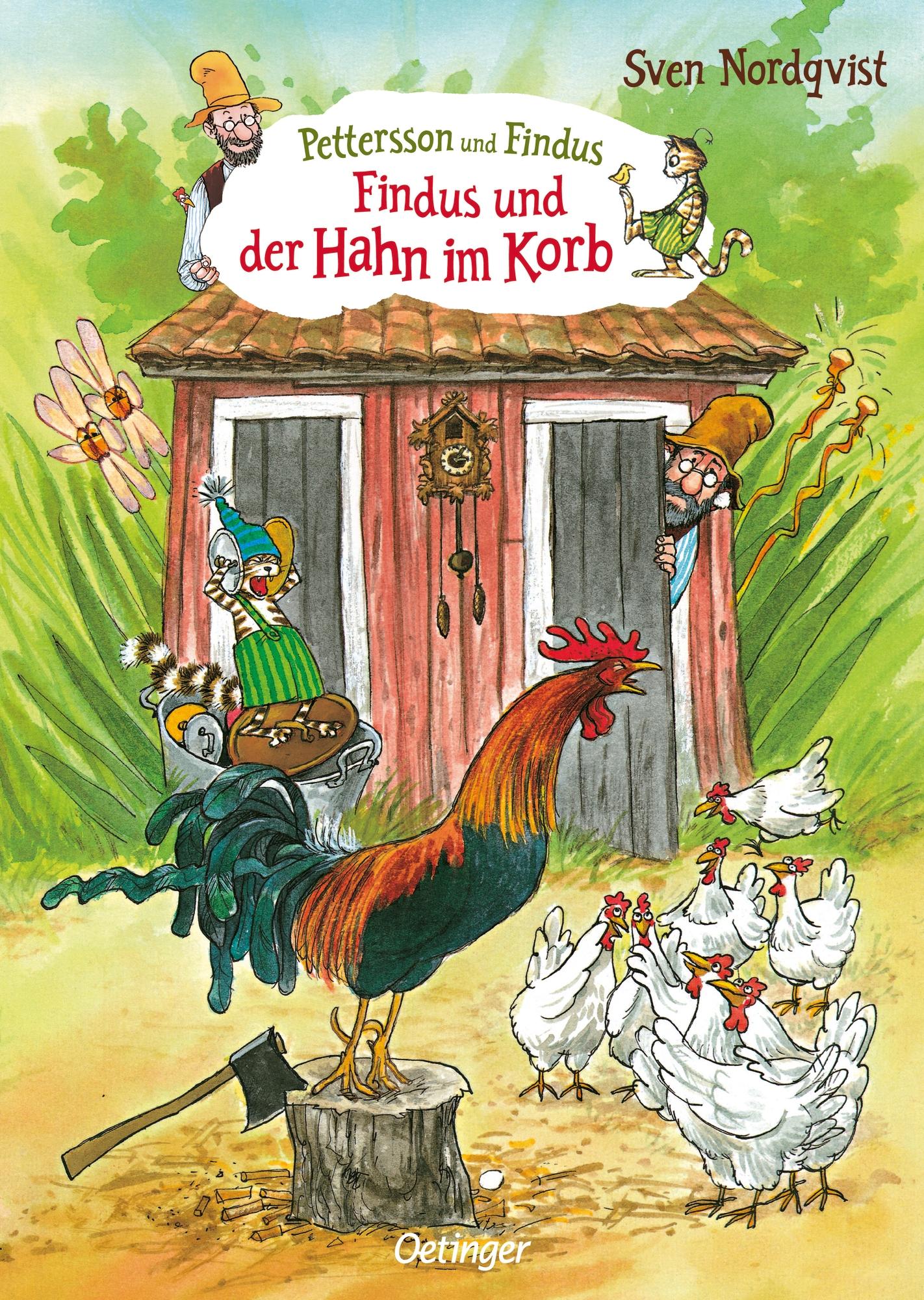 Vorderes Coverbild Pettersson und Findus. Findus und der Hahn im Korb