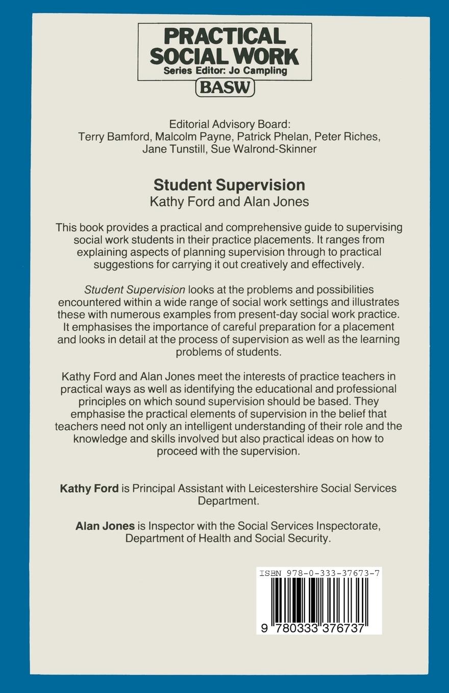 Rückseitencover Student Supervision