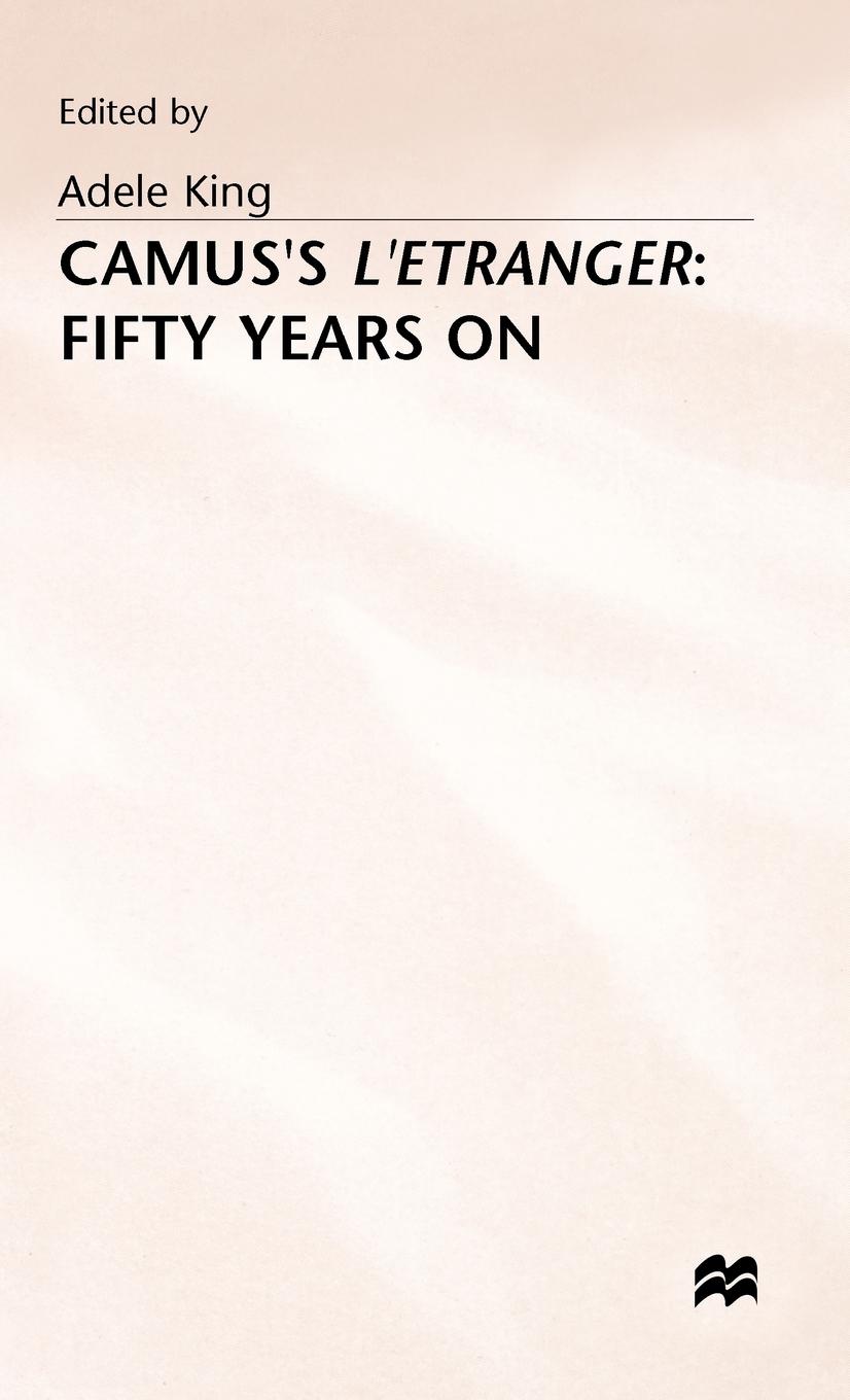 Vorderes Coverbild Camus's l'Etranger: Fifty Years on