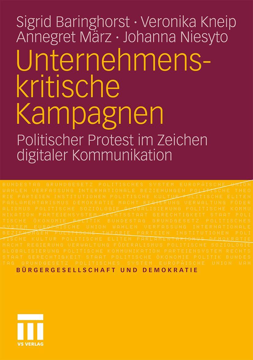 Vorderes Coverbild Unternehmenskritische Kampagnen