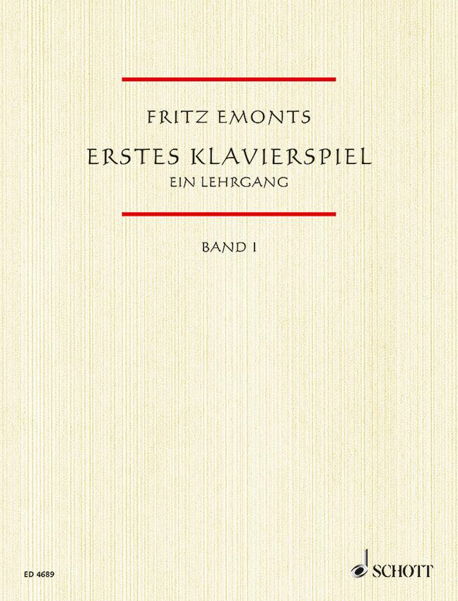 Vorderes Coverbild Erstes Klavierspiel