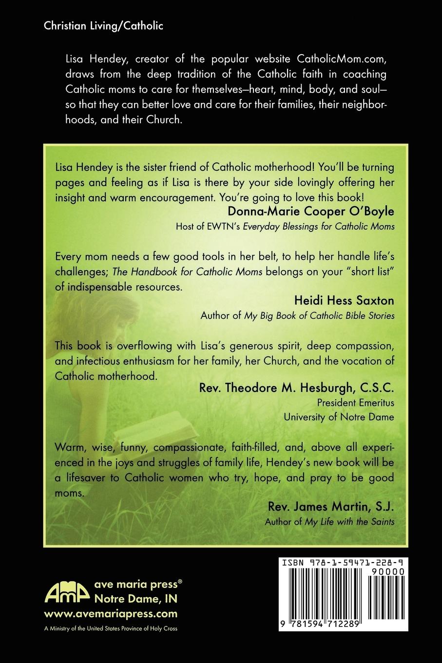 Rückseitencover The Handbook for Catholic Moms