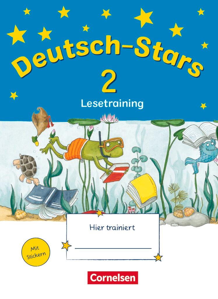Vorderes Coverbild Deutsch-Stars 2. Schuljahr. Lesetraining