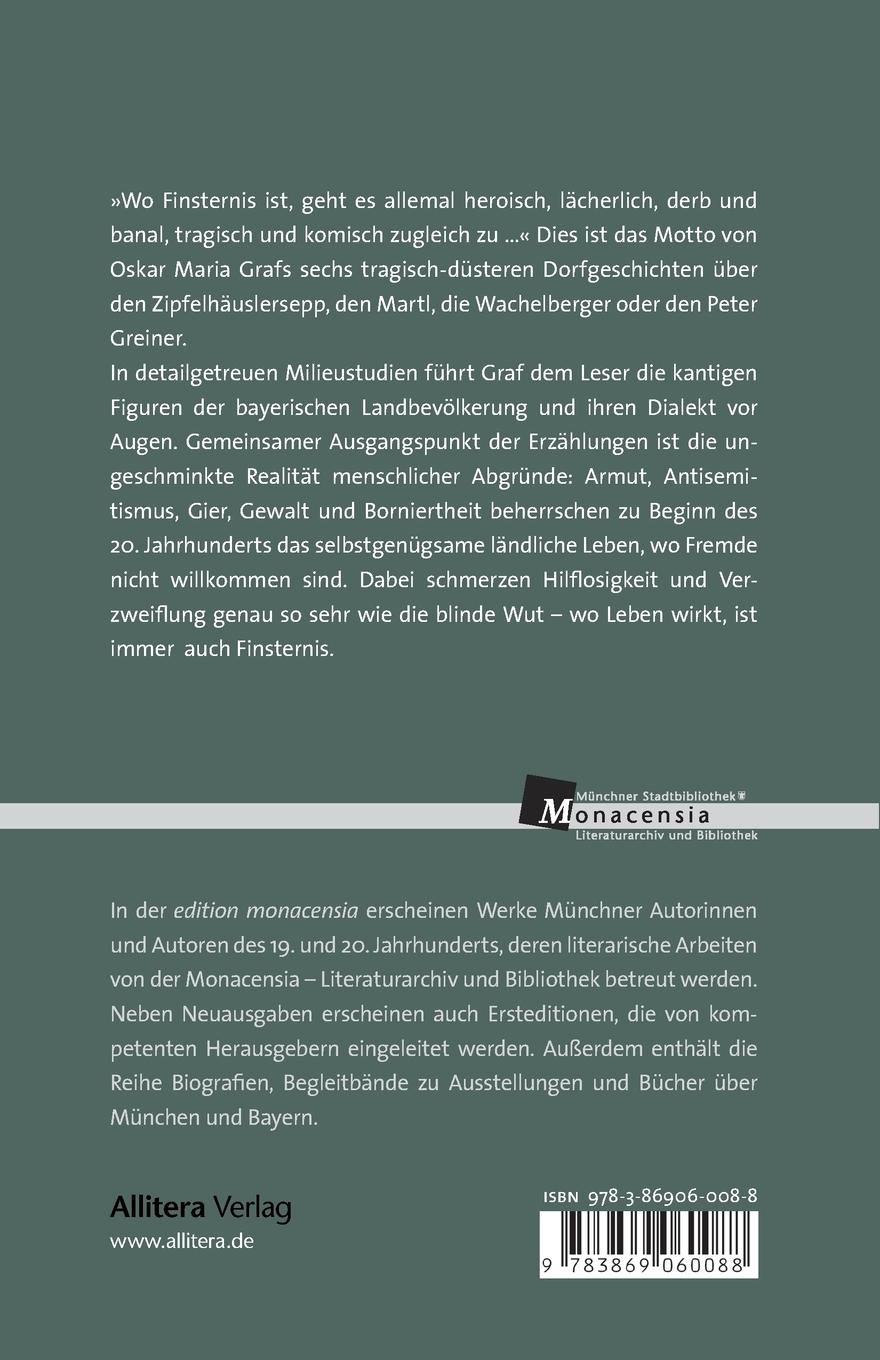 Rückseitencover Finsternis