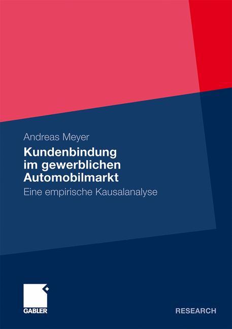 Vorderes Coverbild Kundenbindung im gewerblichen Automobilmarkt