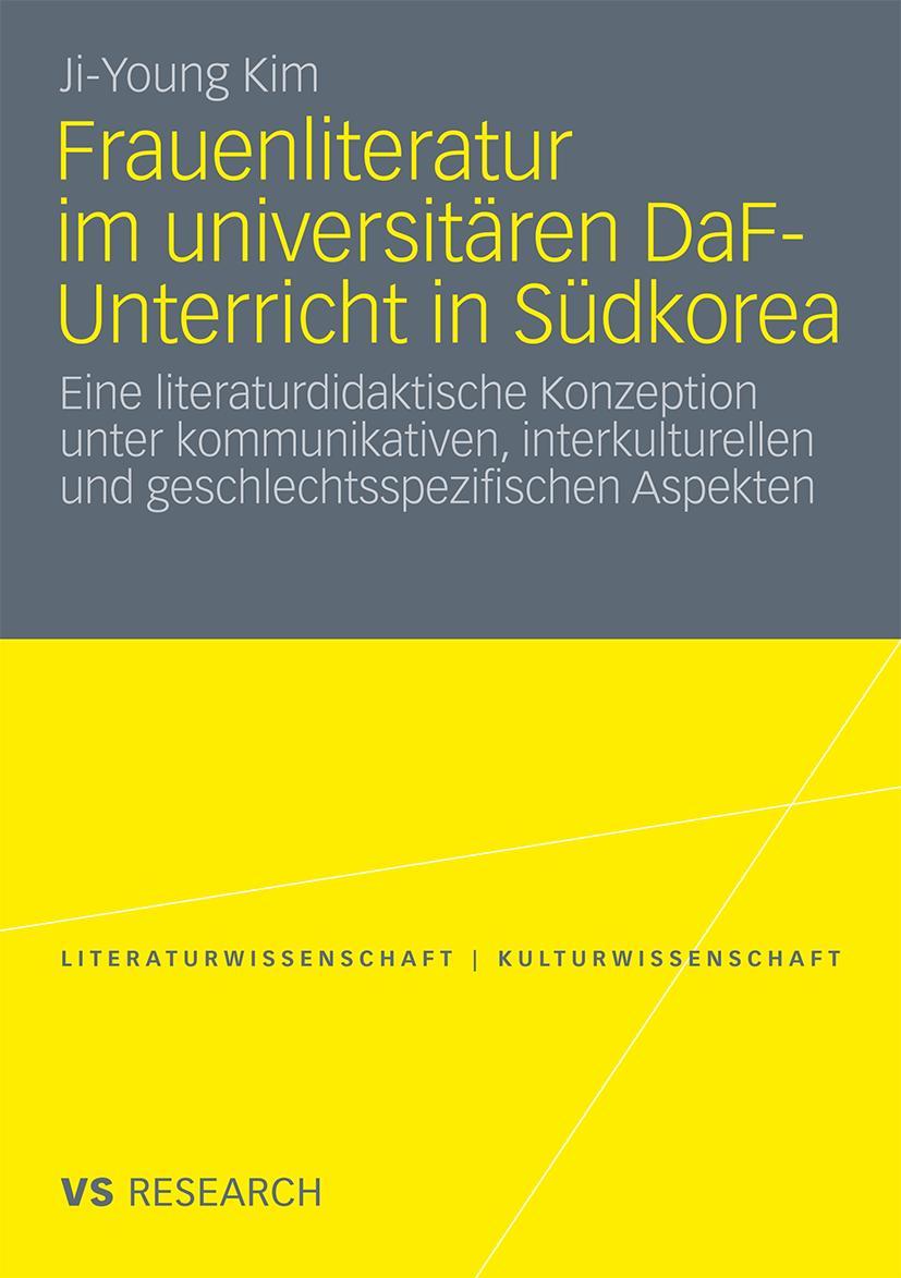 Vorderes Coverbild Frauenliteratur im universitären DaF-Unterricht in Südkorea