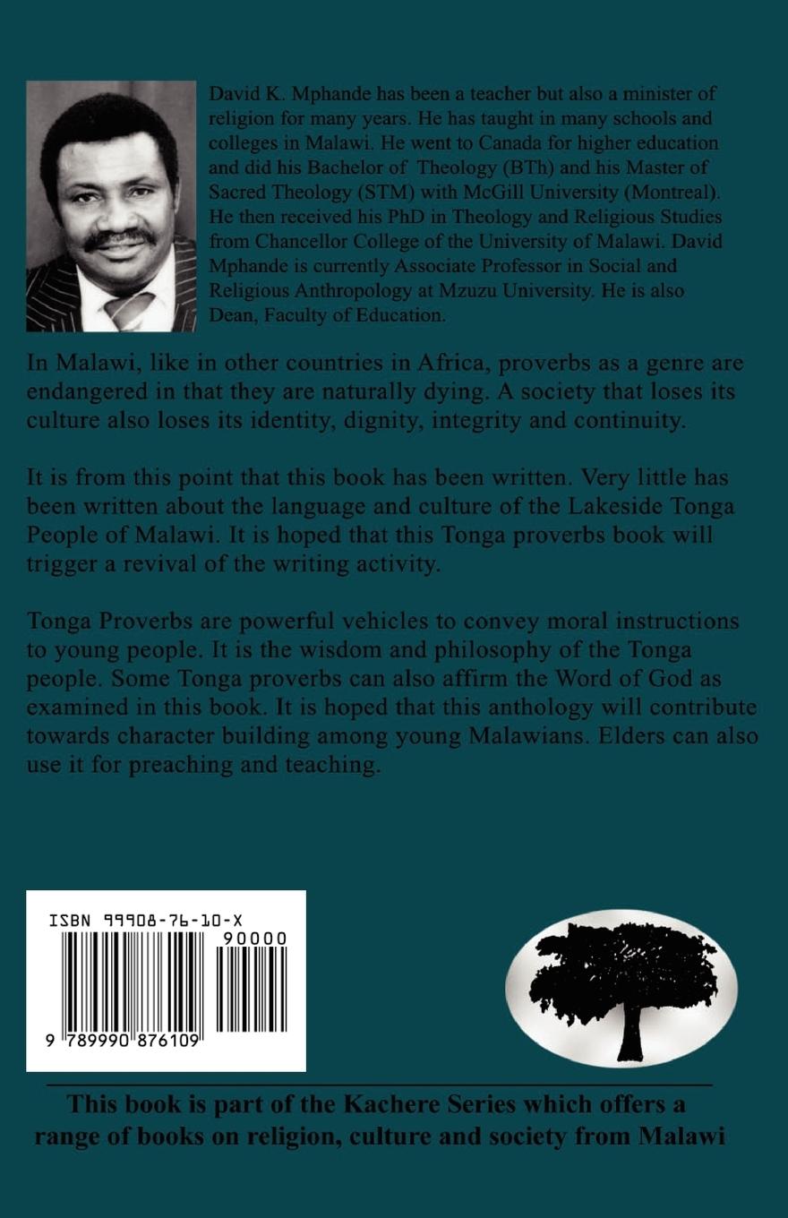 Rückseitencover Tonga Proverbs for Teaching and Preachin