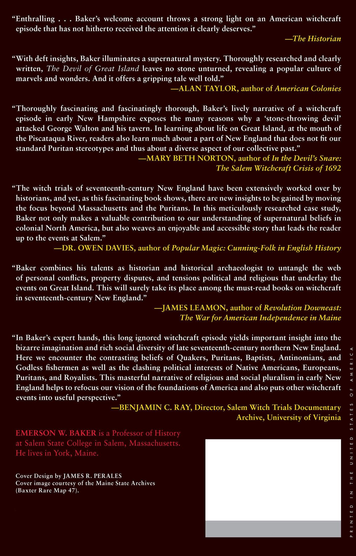 Rückseitencover The Devil of Great Island