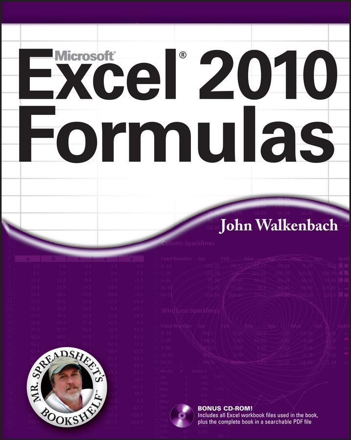 Vorderes Coverbild Excel 2010 Formulas