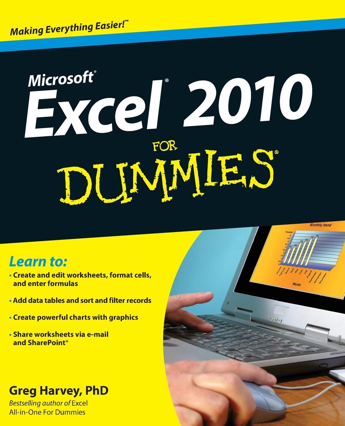 Vorderes Coverbild Excel 2010 For Dummies