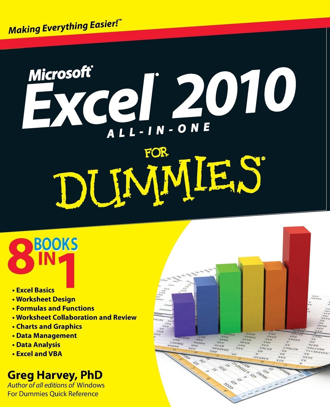 Vorderes Coverbild Excel 2010 All-in-One For Dummies
