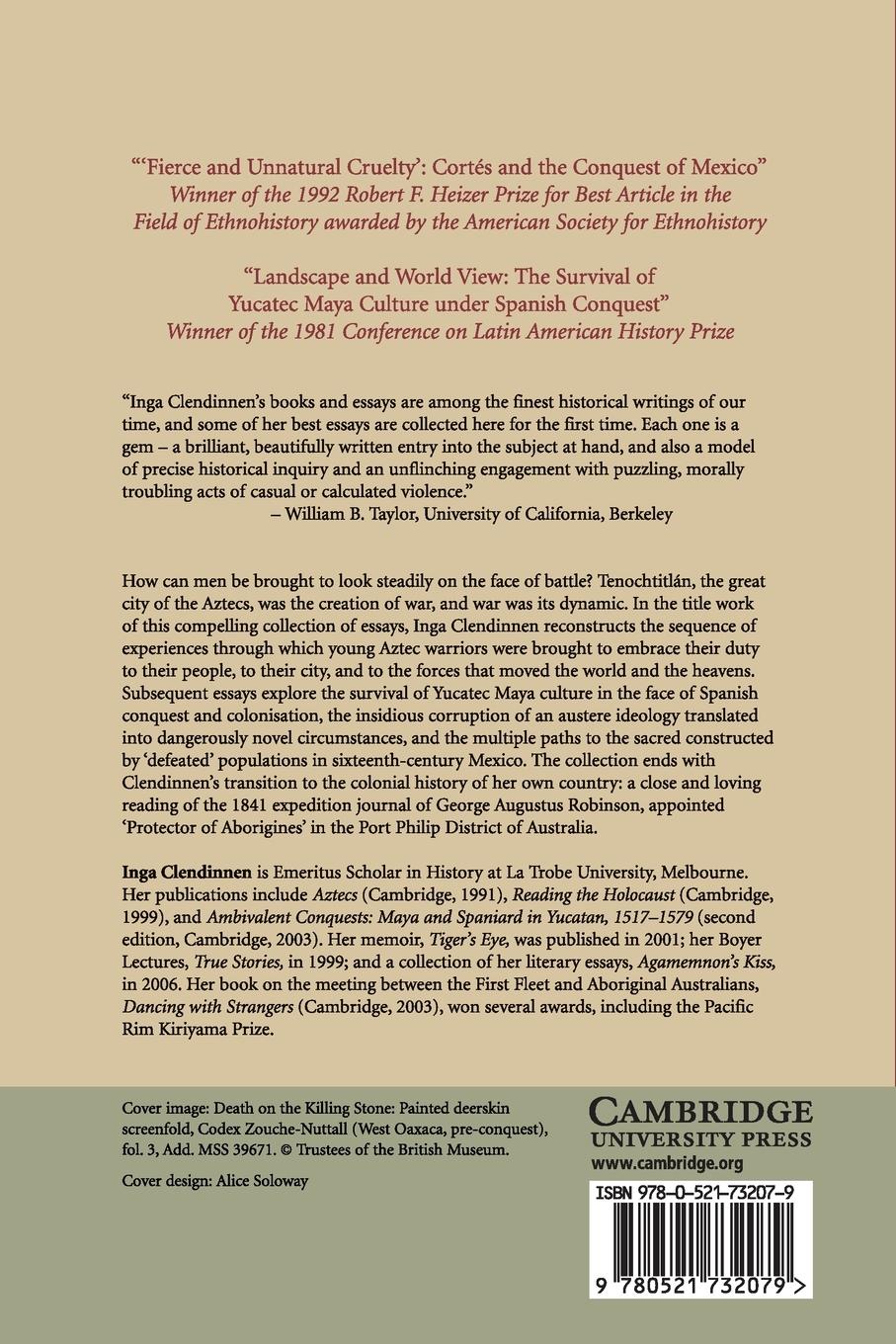 Rückseitencover The Cost of Courage in Aztec Society