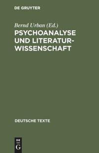 Vorderes Coverbild Psychoanalyse und Literaturwissenschaft