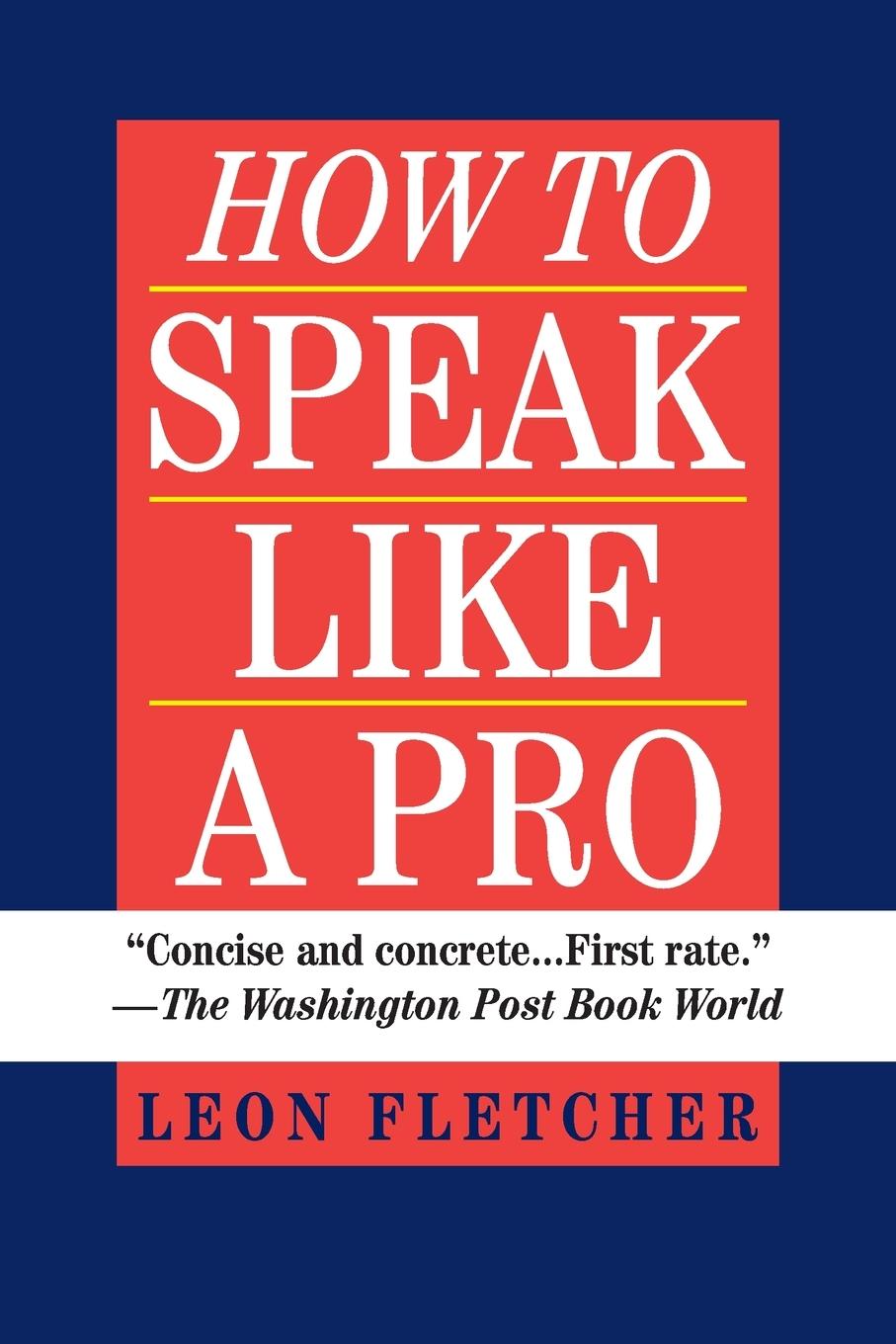 Vorderes Coverbild How to Speak Like a Pro