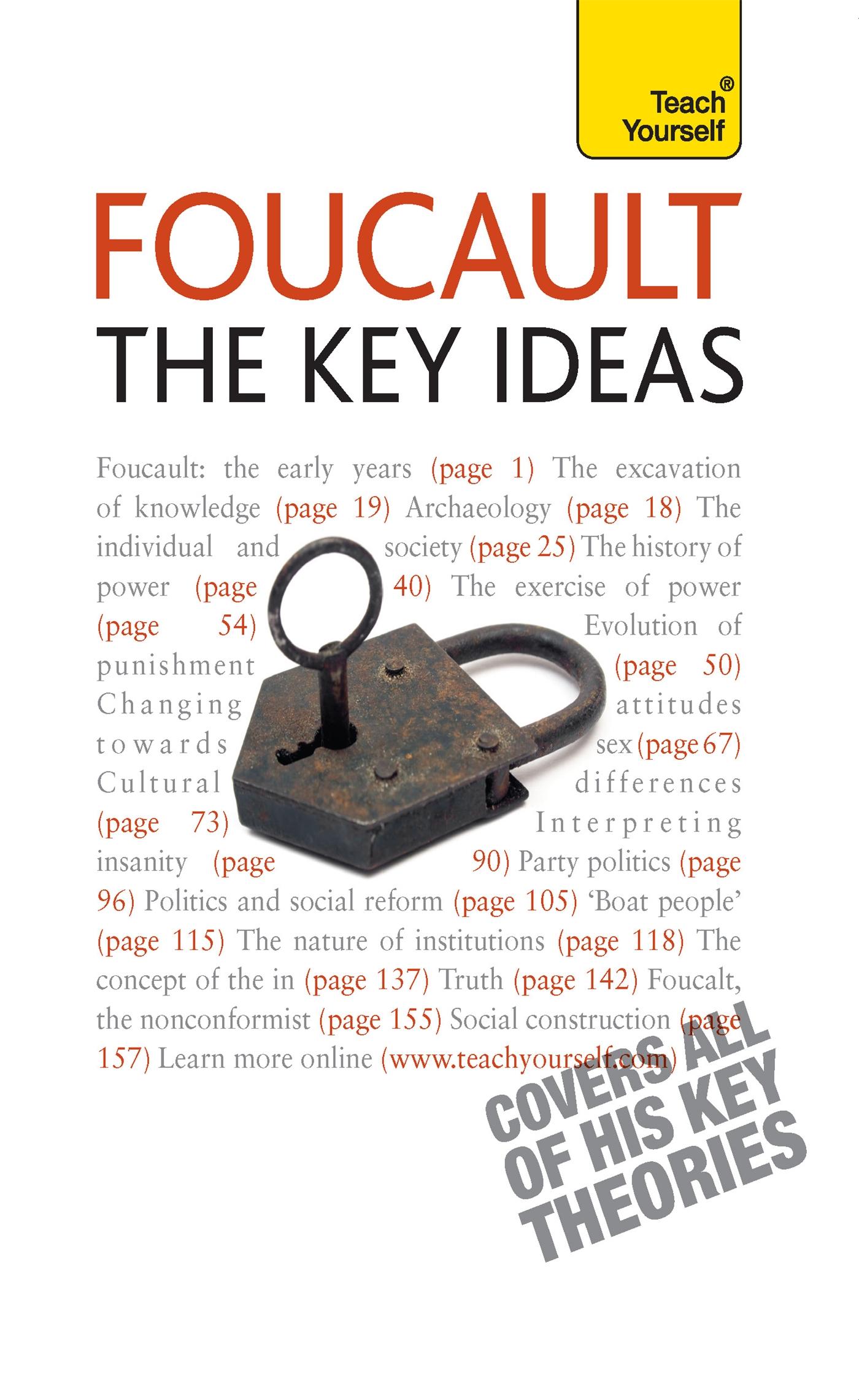 Vorderes Coverbild Foucault - The Key Ideas