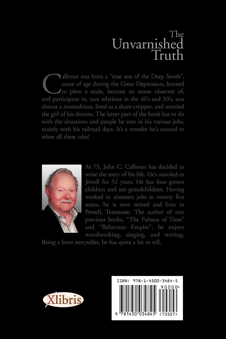 Rückseitencover The Unvarnished Truth