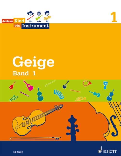 Vorderes Coverbild Jedem Kind ein Instrument. Geige. Band 1