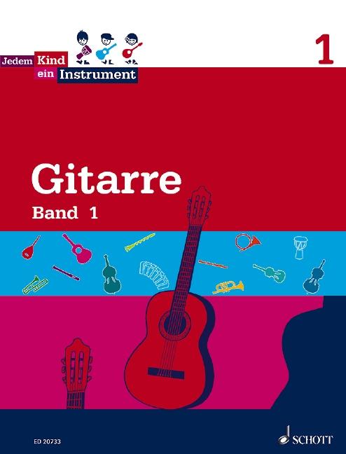 Vorderes Coverbild Jedem Kind ein Instrument. Gitarre Band 1