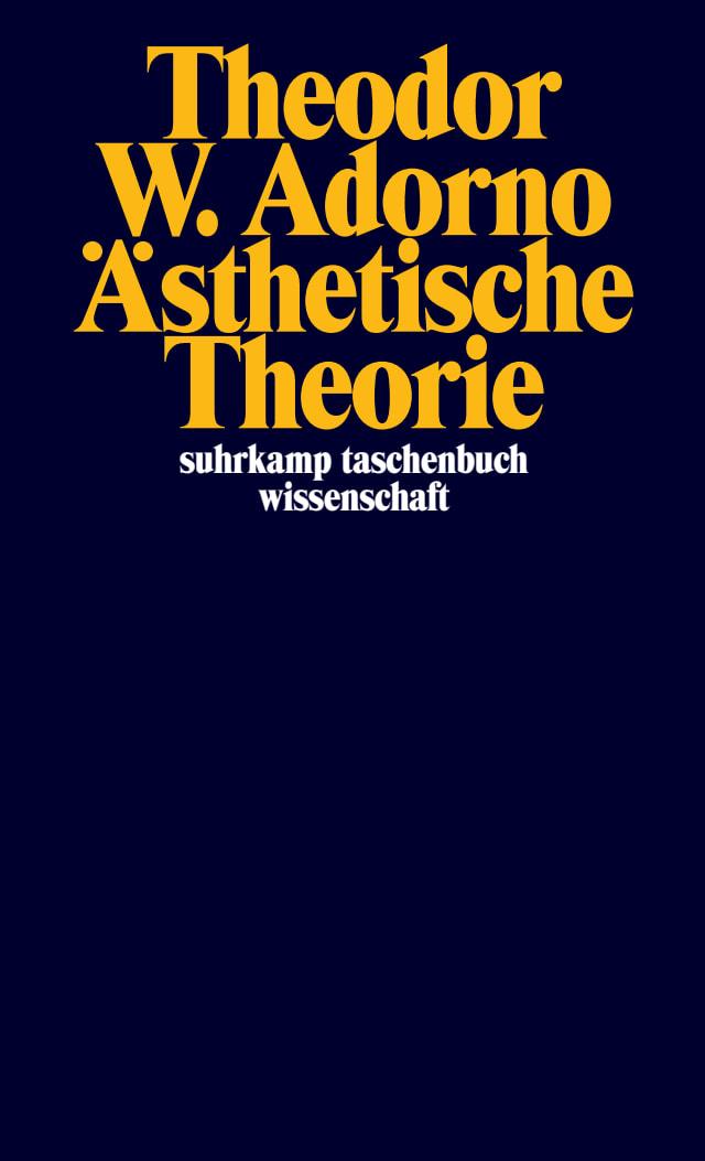 Vorderes Coverbild Ästhetische Theorie