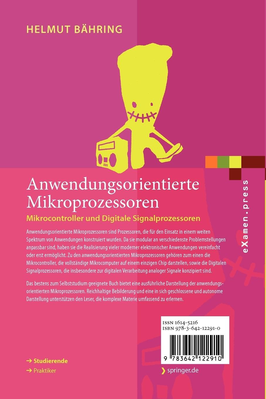 Rückseitencover Anwendungsorientierte Mikroprozessoren