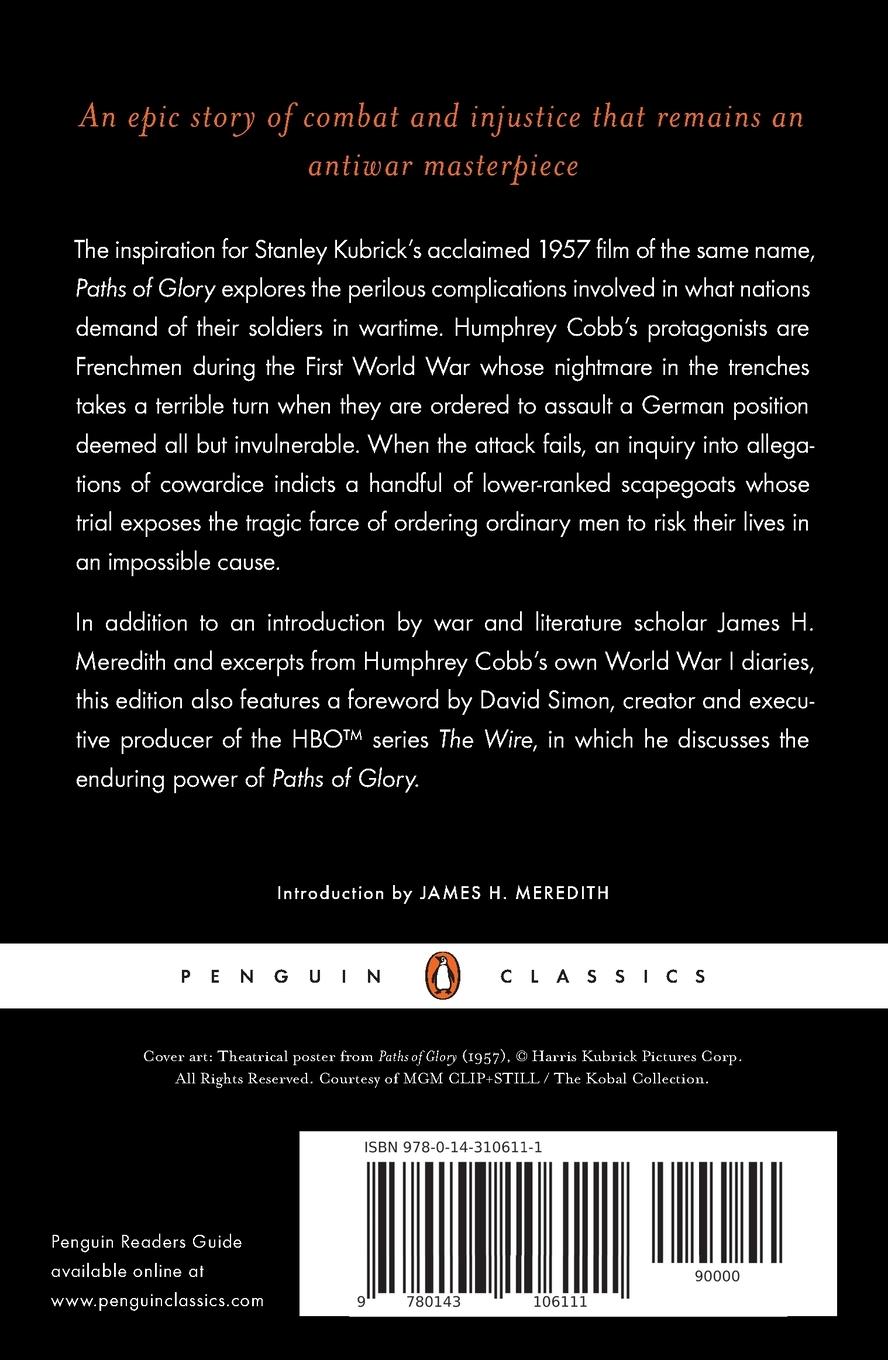 Rückseitencover Paths of Glory