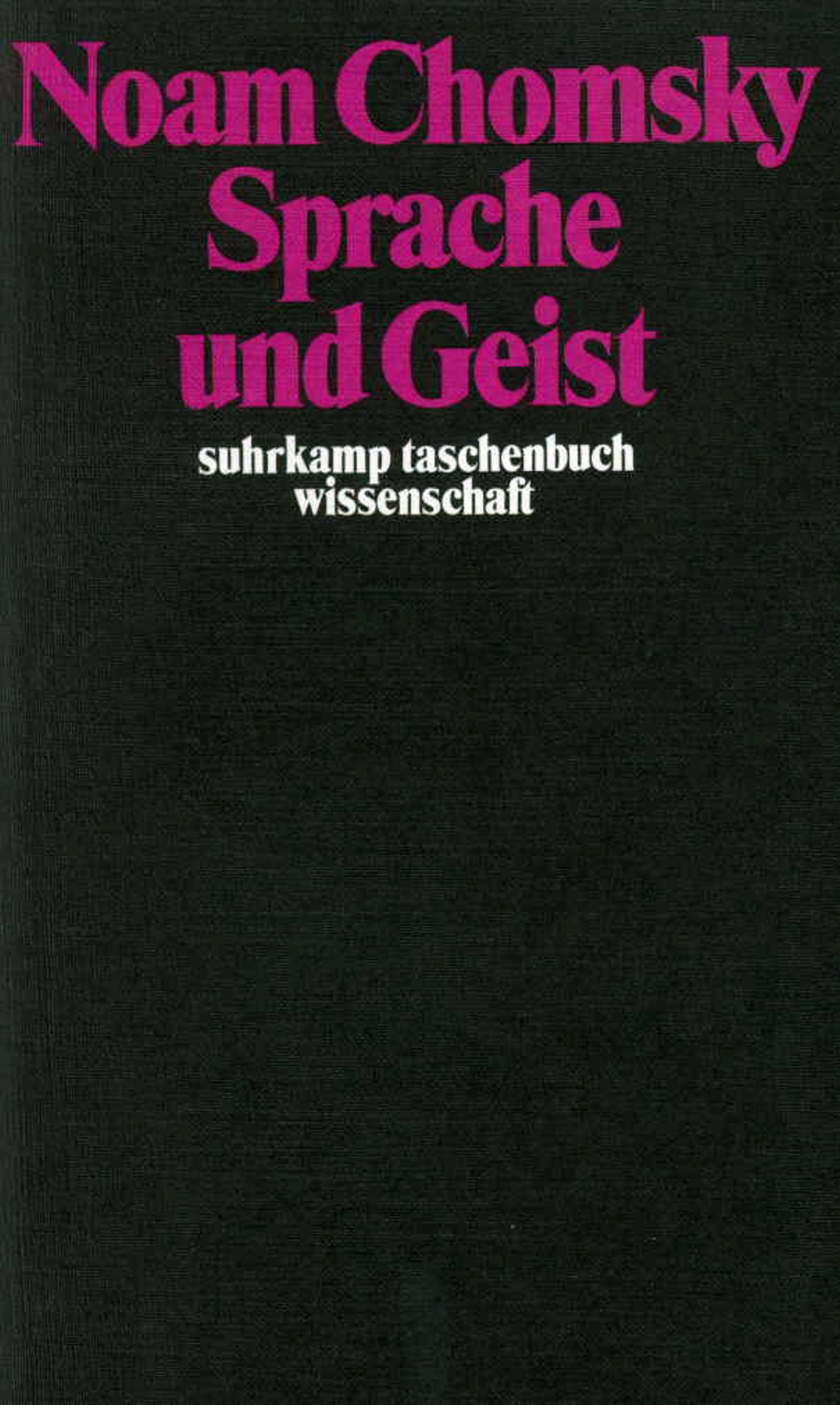Vorderes Coverbild Sprache und Geist