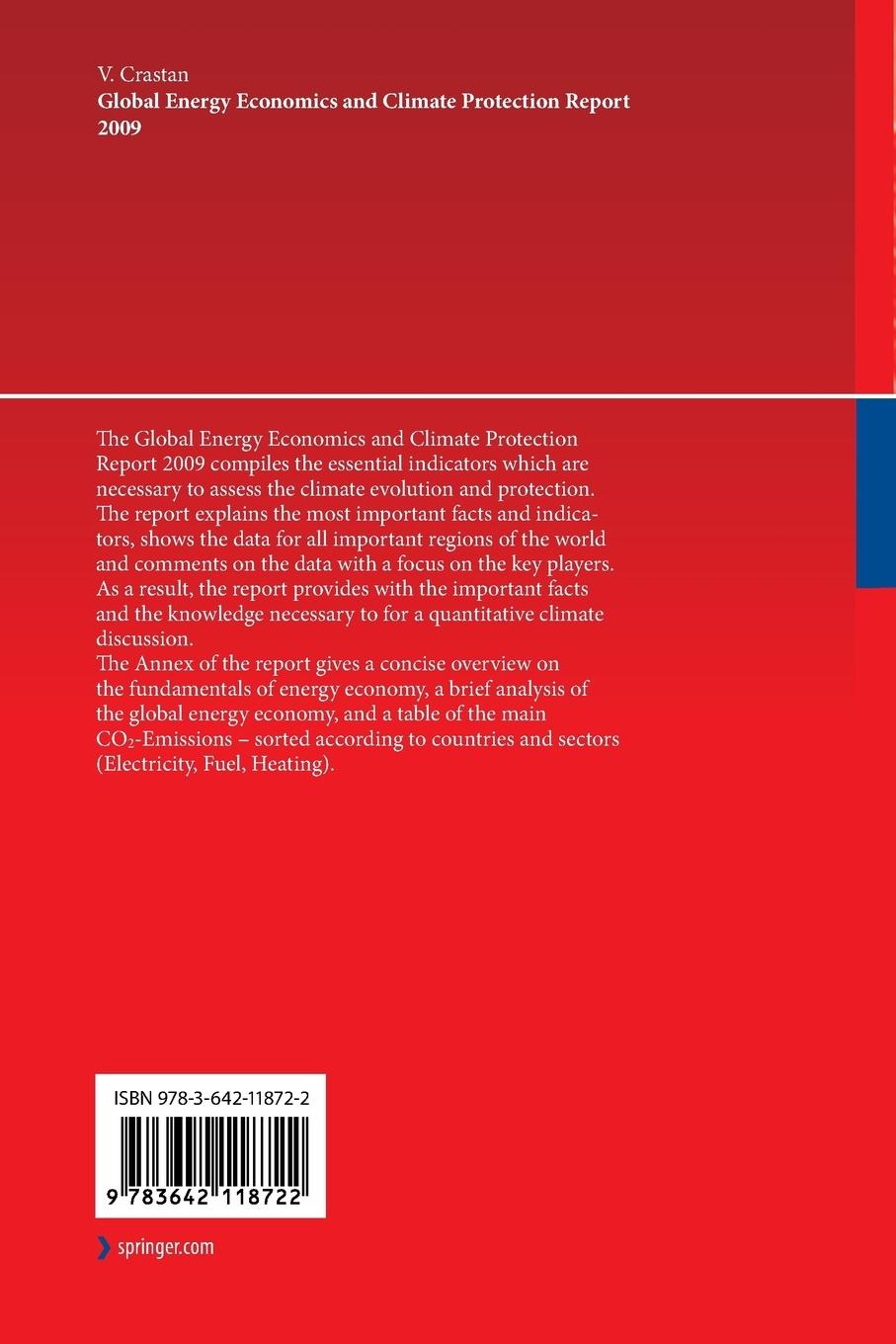 Rückseitencover Global Energy Economics and Climate Protection Report 2009