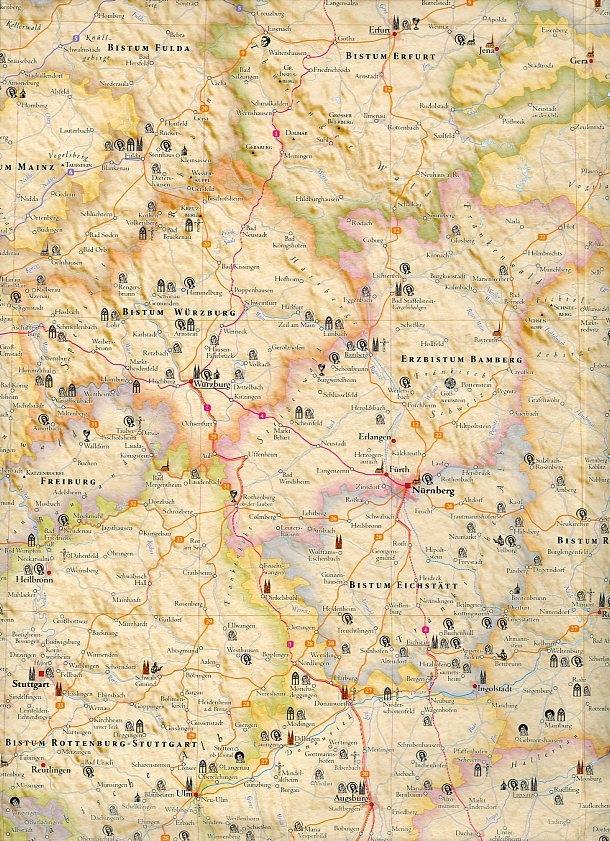 Beispielinhalt (Bild) Pilgern in Deutschland
