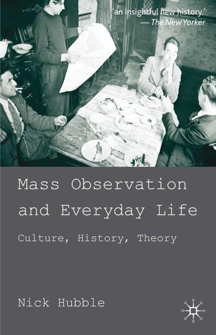 Vorderes Coverbild Mass Observation and Everyday Life