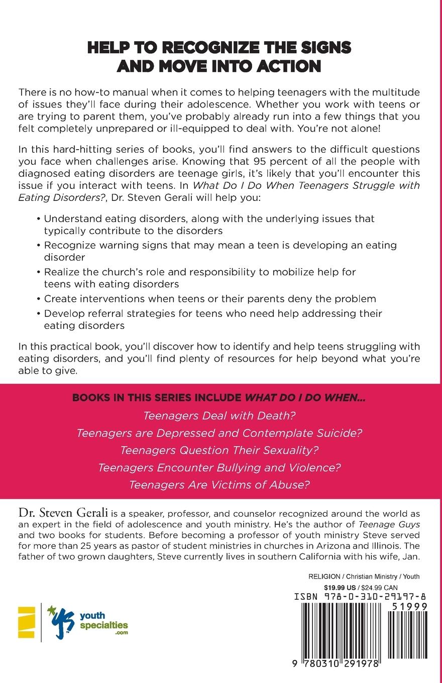 Rückseitencover What Do I Do When Teenagers Struggle with Eating Disorders?