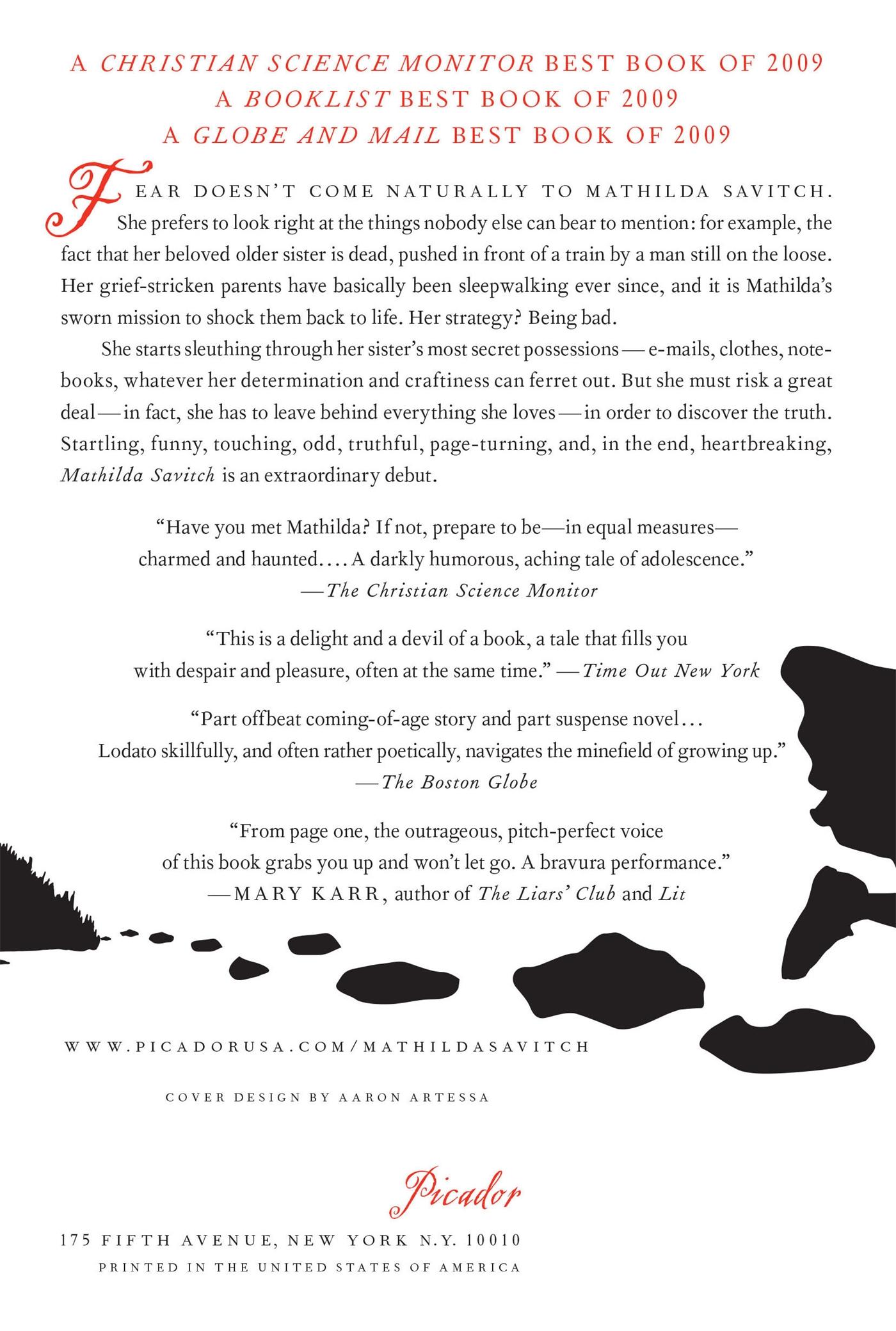 Rückseitencover Mathilda Savitch