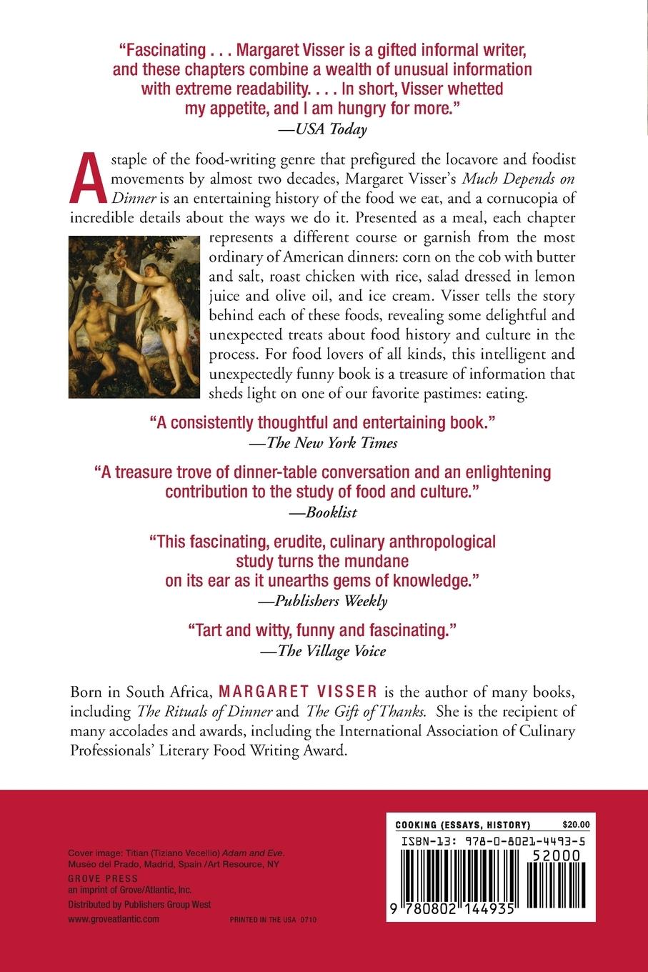 Rückseitencover Much Depends on Dinner