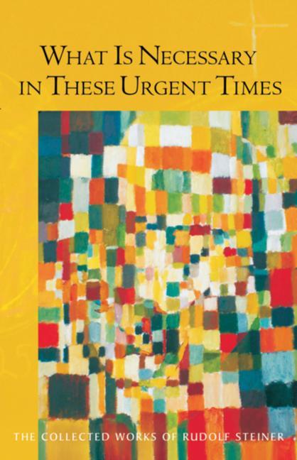 Vorderes Coverbild What is Necessary in These Urgent Times