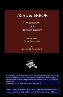 Vorderes Coverbild TRIAL & ERROR The Education of a Freedom Lawyer Volume Two