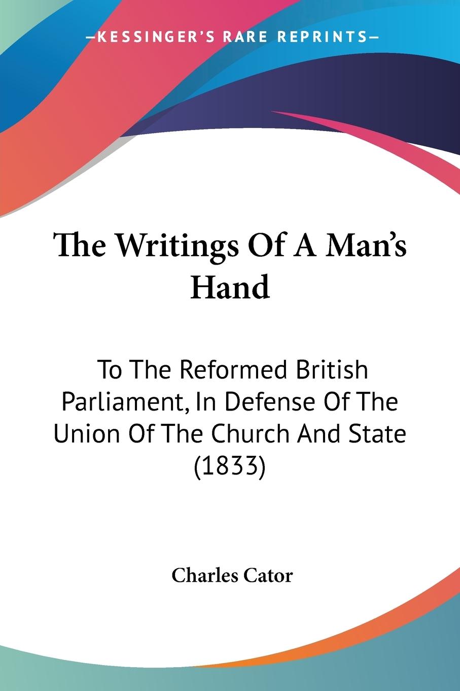 Vorderes Coverbild The Writings Of A Man's Hand